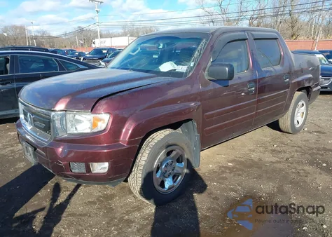 2009 Honda Ridgeline Rt из США, поврежденный, VIN 2HJYK162X9H502885